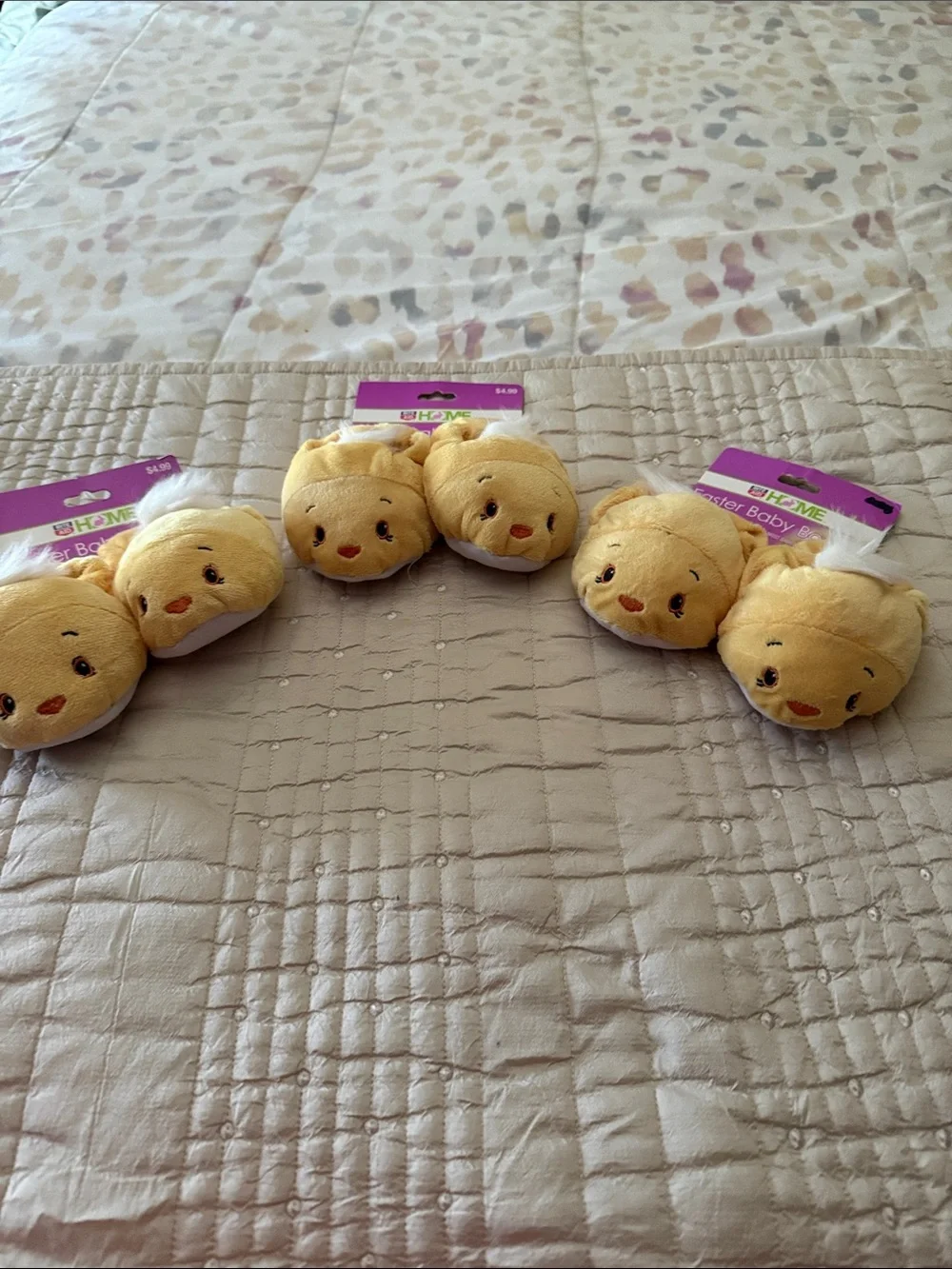 Plush Yellow Baby Character Small Pet Toy by